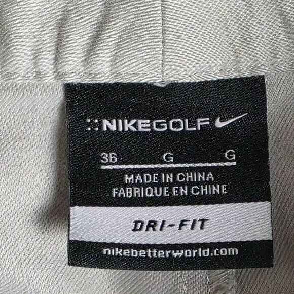 Nike Golf Dri-Fit Khaki Shorts Men’s 36 - Picture 6 of 8